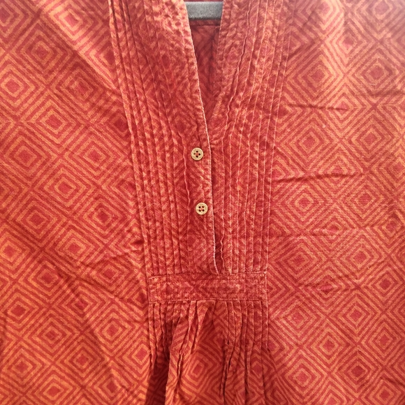 Tejal Cotton Blouse Button Placket Detail L - Picture 2 of 5